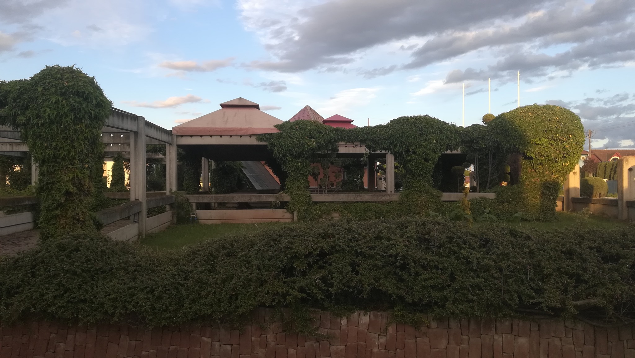 Pergola sa ukrasnim biljkama